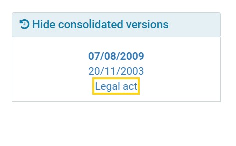 eurlex-menu.jpg An image of the menu on the Eur-Lex website showing the initial legal act and amendments