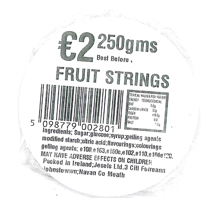 Fruit Strings Sweets.