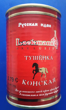 tinned horse meat