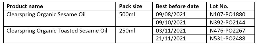 Clearspring products