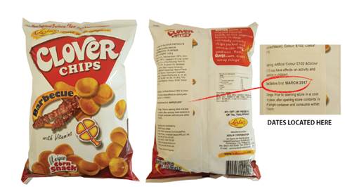 Leslies Clover Chips Corn Snack