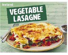 Iceland Vegetable Lasagne
