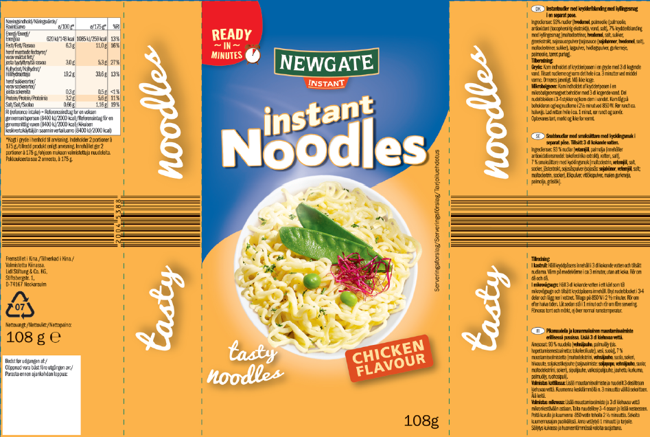 Instant Chicken Noodles