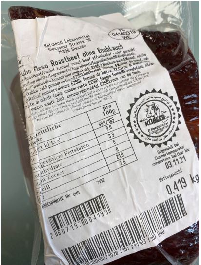 Smoked Roast  Beef BOP