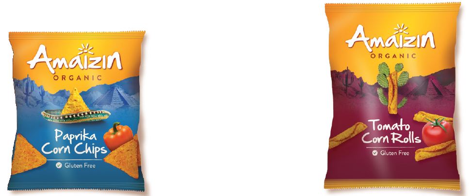 Amaizin Paprika and Tomato Corn Chips