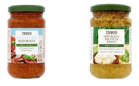 Tesco Pesto Products