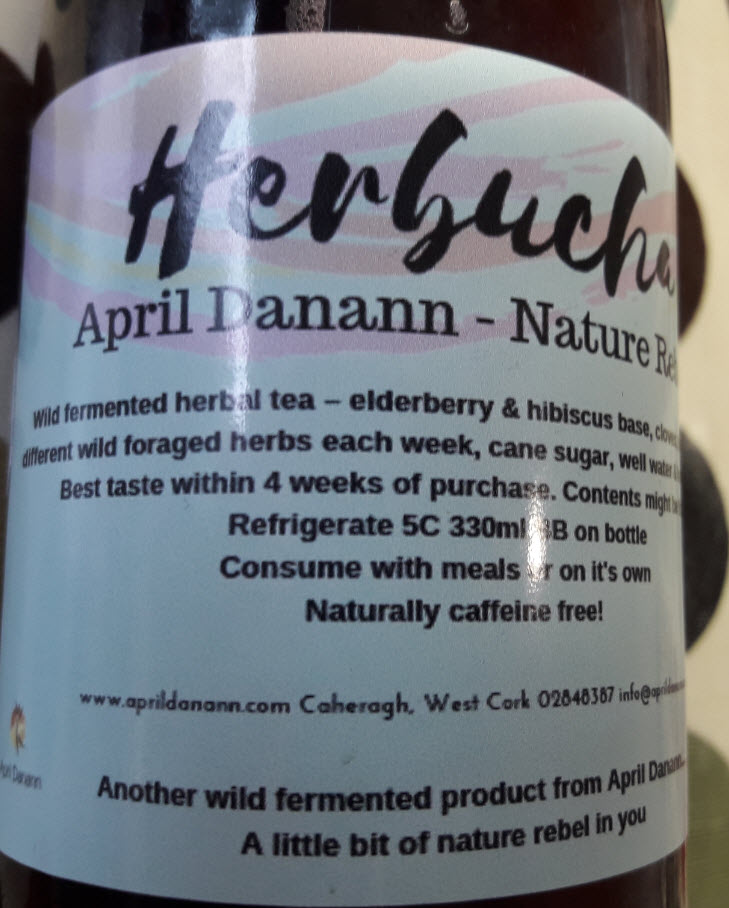 Herbucha, April Danann Natural Rebel Wild Fermented Herbal Tea