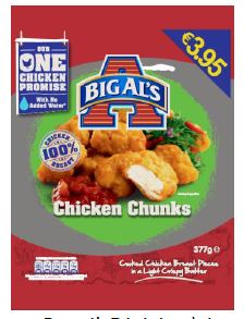 Big Als Chicken Chunks Price Mark