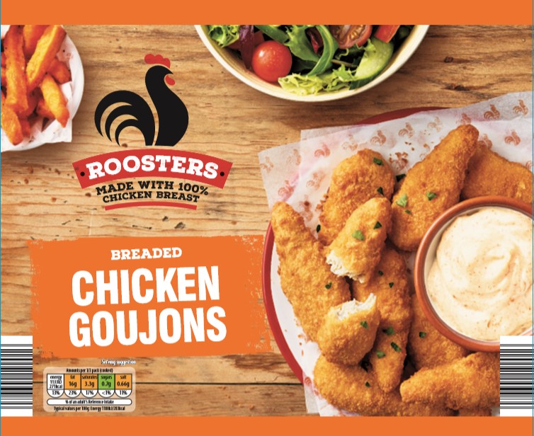 Roosters Breaded Chicken Goujons