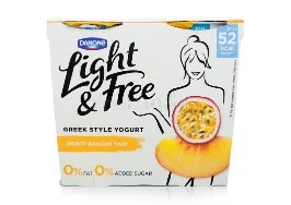 Greek Style Peach Yogurt
