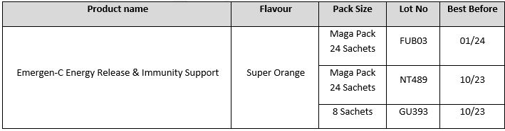 Emergen-C product info