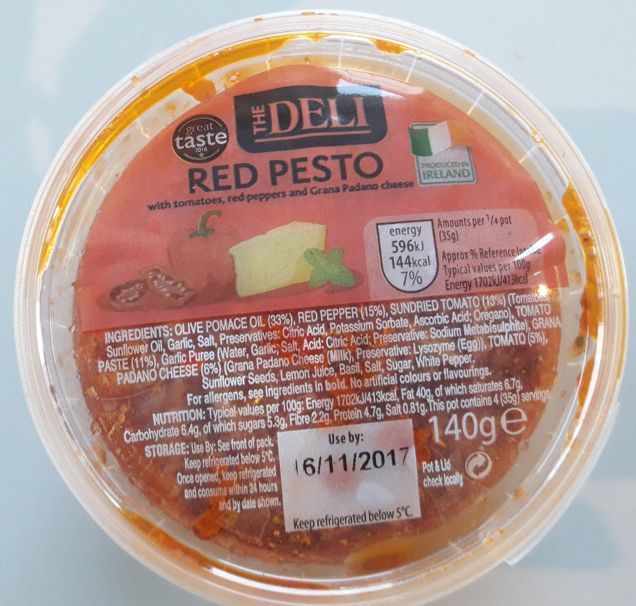 The Deli Red Pesto